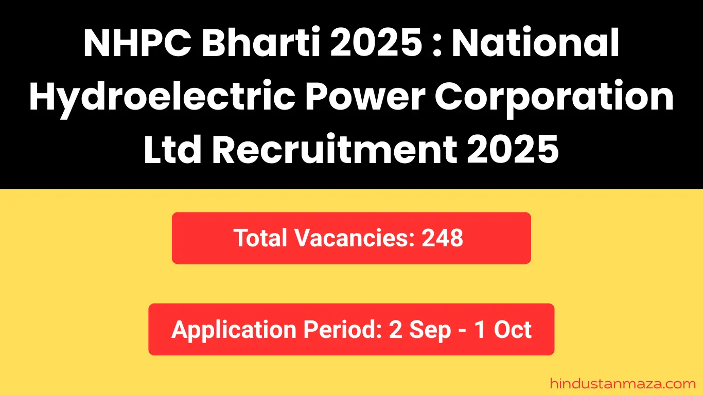 NHPC Recruitment 2025